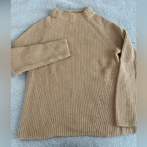 Lands’End  tan sweater size medium